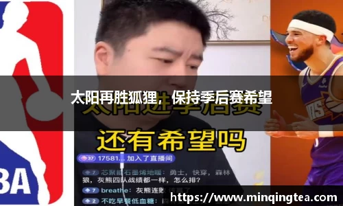 太阳再胜狐狸，保持季后赛希望