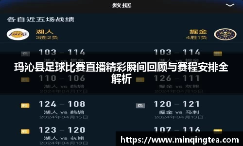 玛沁县足球比赛直播精彩瞬间回顾与赛程安排全解析
